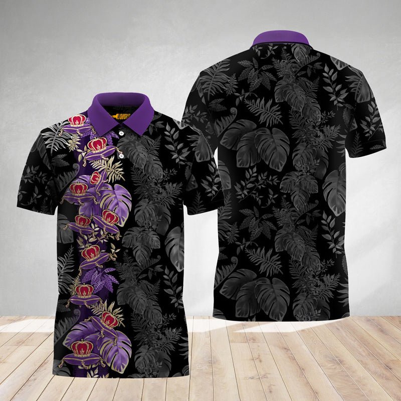 Crown Royal Tropical Alocasia Polo Shirt