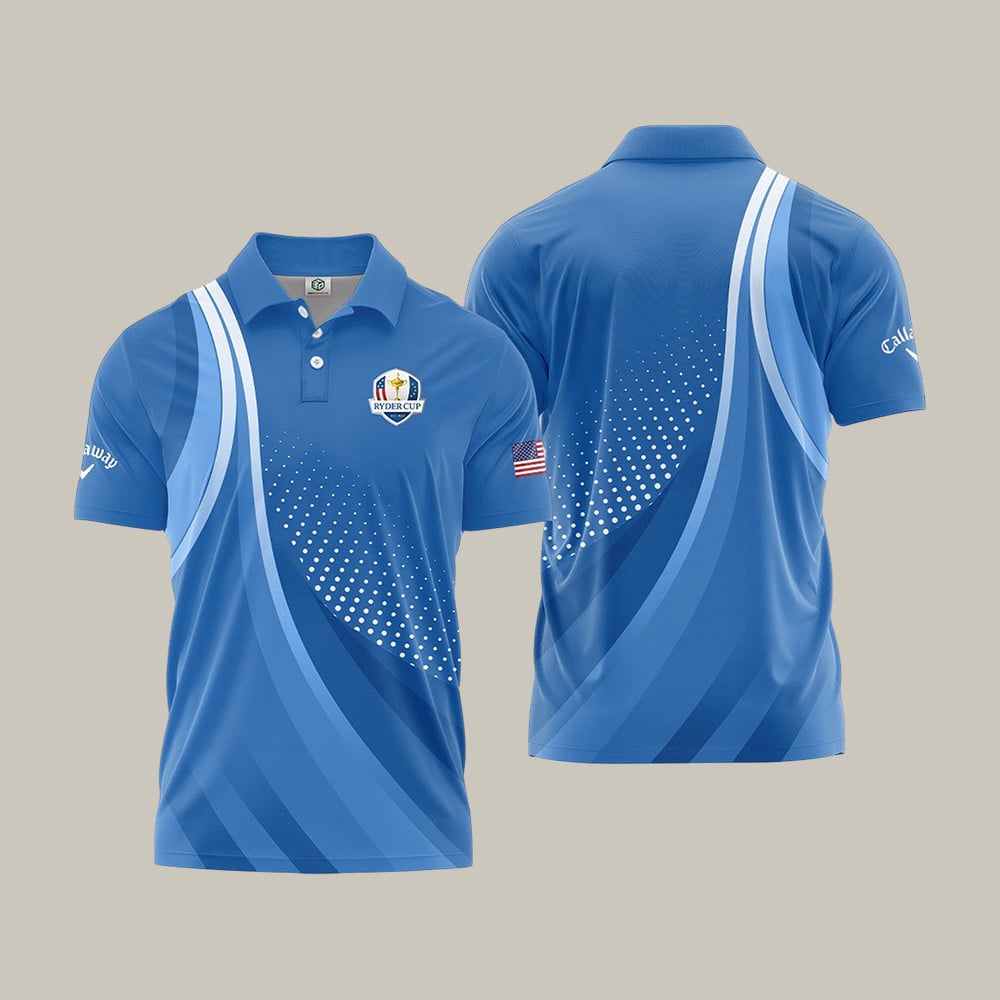 Ryder Cup Team USA Golf Polo Shirt Callaway Golf Shirt Best Gift For Husband